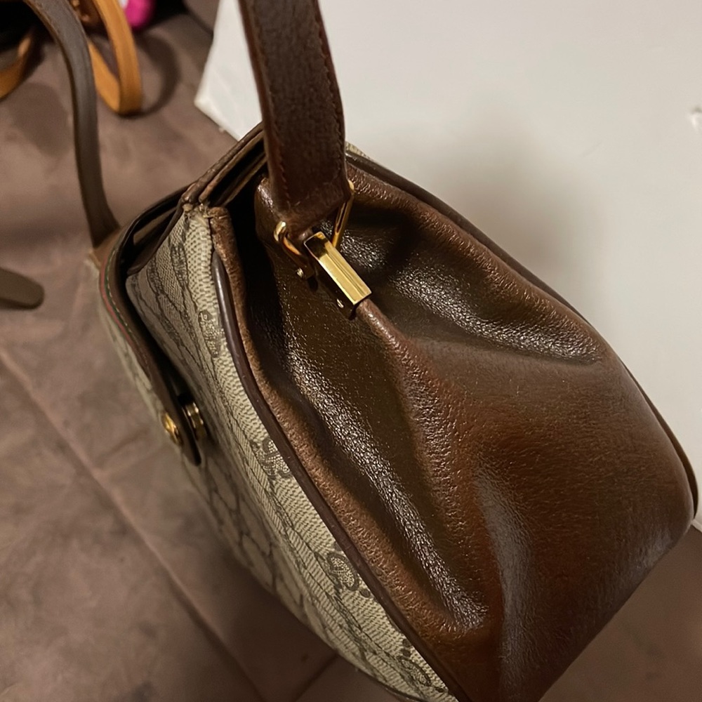 Gucci Shoulder Bag  Browns PVC - Picture 5 of 12